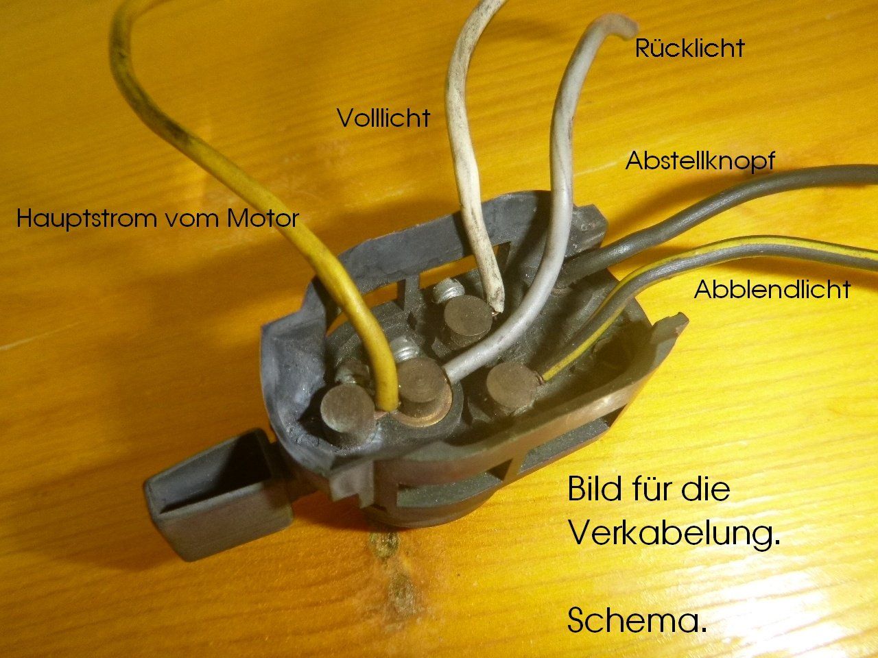 Puch Mofas: Mofa Puch Sachs MERIT Lichtschalter – Gebraucht aus Kriens von Mopeder 4