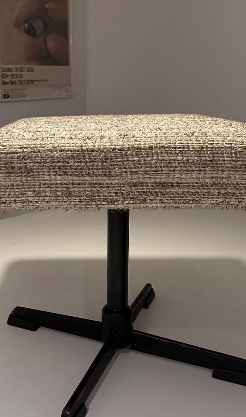 Sgabelli: HOCKER, 60ER, VINTAGE, MID CENTURY, STOFF, BEIGE – Usato da Dachsen venduto da Sven_Jasper