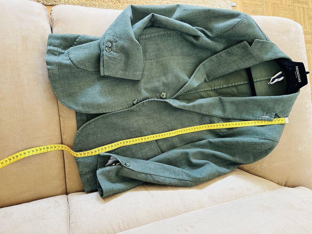 Jacken: Giacca uomo taglia 52 = 48 EU verde  cotone elastan – Gebraucht aus Cureglia von myr_9v25 2