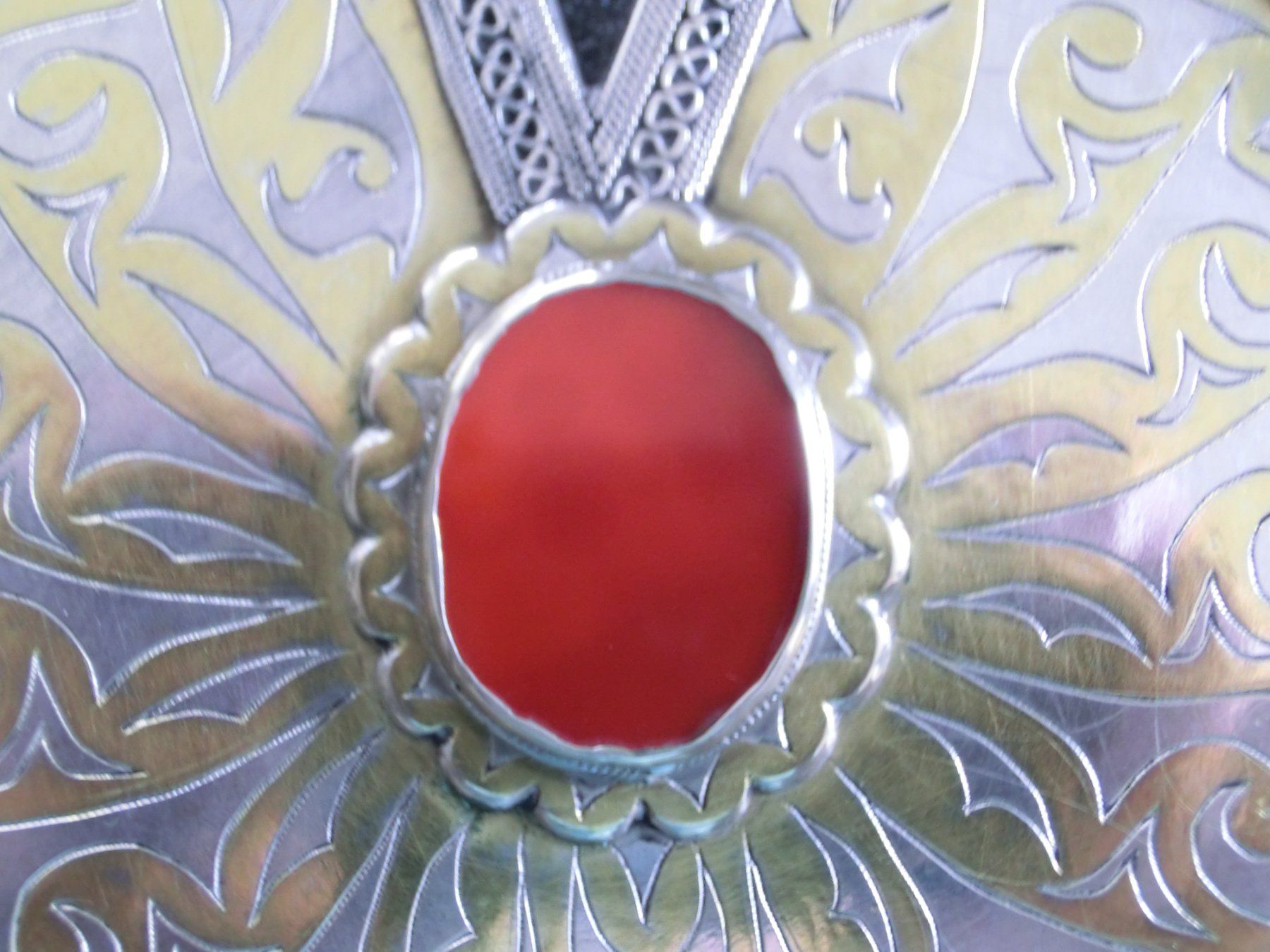 Ciondoli: ANTIKER BRUST - SCHMUCK DER TURKMENEN – Usato da Basel venduto da wyba44 3
