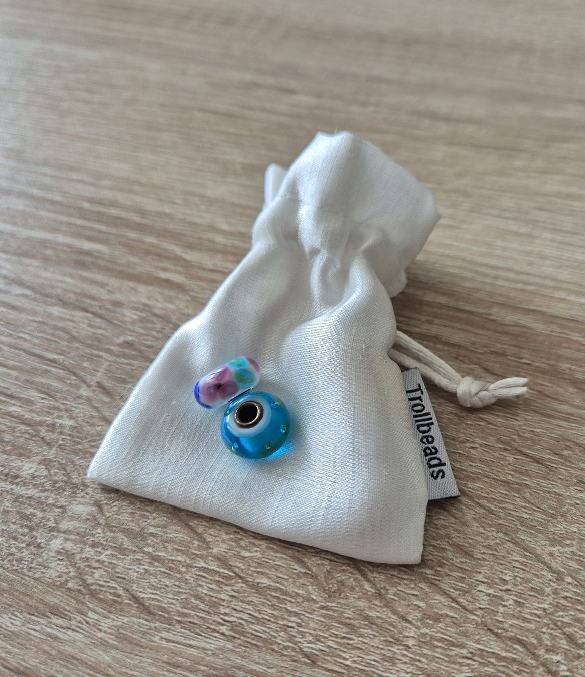 Ciondoli: *Trollbeads the original* 2 Glasbeads – Usato da Ellighausen venduto da Luna_dk