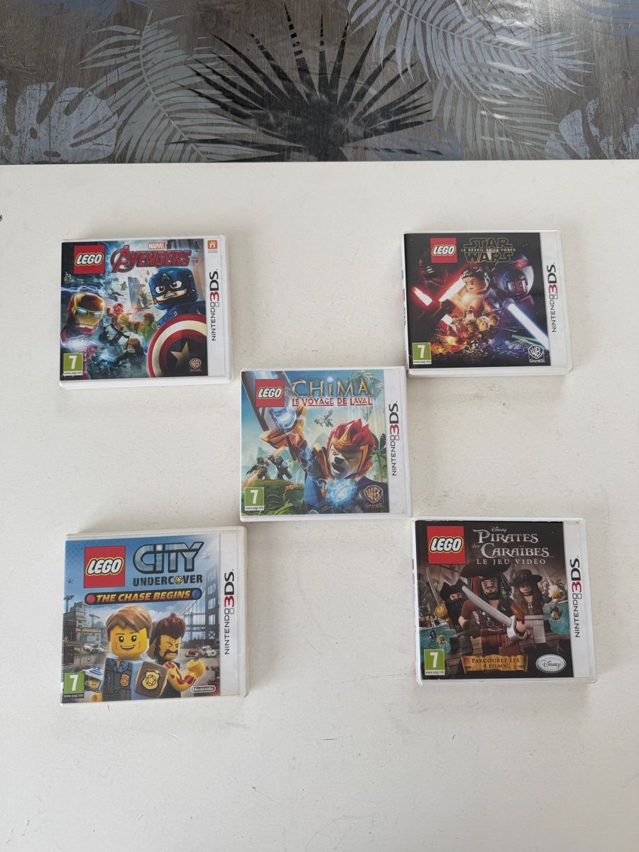 Lego Spiele: Lot 5 jeux Lego Nintendo 3DS – Gebraucht aus Genève von sho_67qj