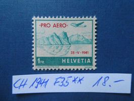 CH 1941 Nr. F35 postfrisch **