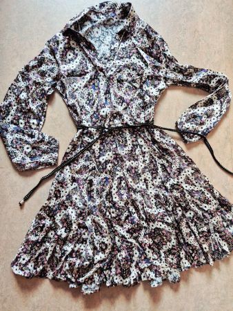 SÜSSES KLEID DRESS FROGBOX S 36 BLUMEN BLÜTEN,  TOP ZU BOOTS
