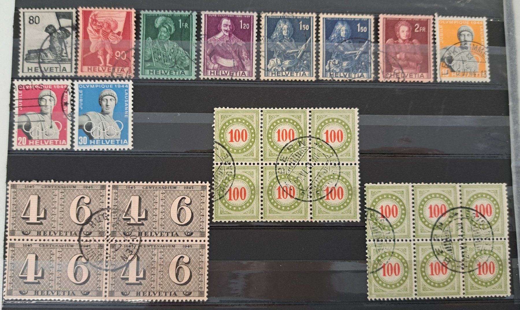 Tutti i francobolli: CH Briefmarken Lot ab Rayon II – Usato da Münchwilen AG venduto da Nesar 3