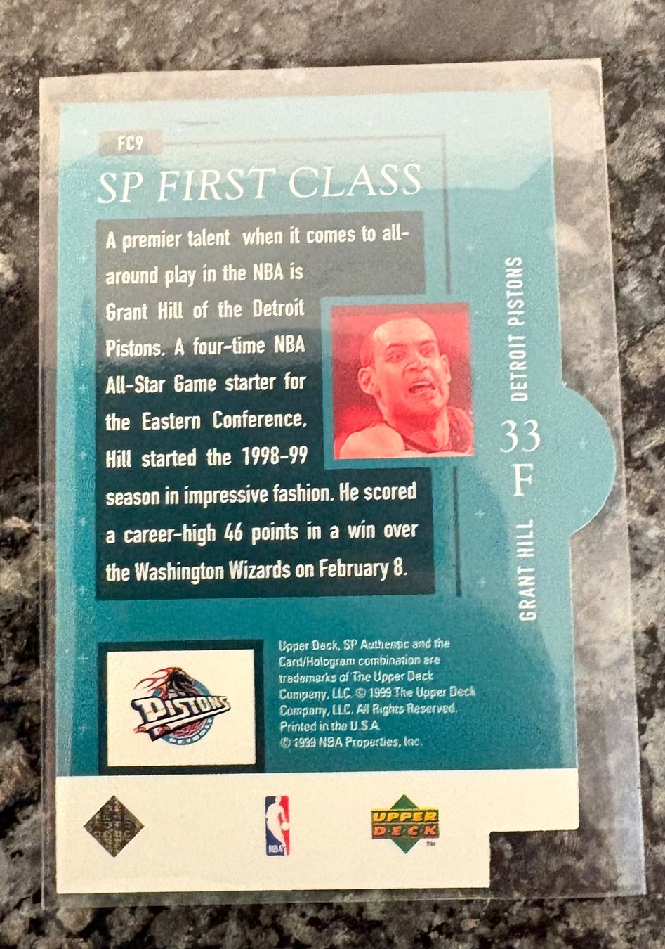 Nba Carte collezionabili: NBA Grant Hill SP Authentic First Class Card – Nuovo (secondo la descrizione) da Muttenz venduto da joba23 1