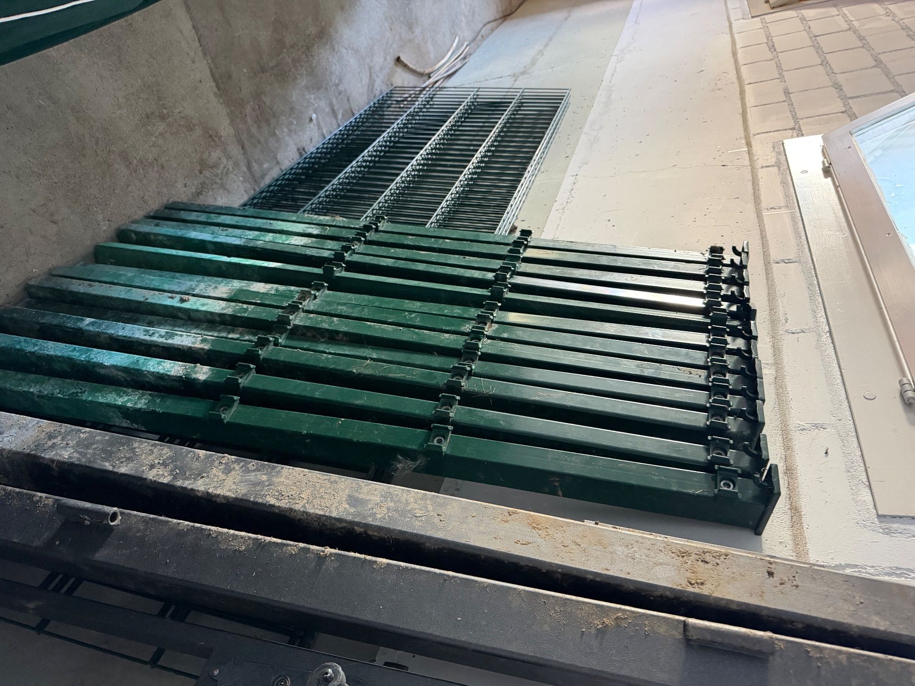 Zäune: Metallzaun grün – Gebraucht aus Kirchberg BE von Koebeli8 2