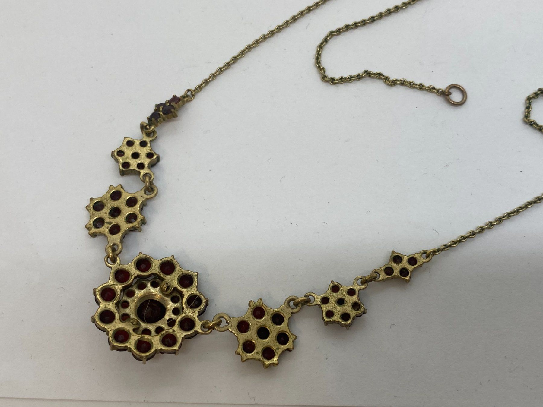 Catenine: GRANAT Antik Collier 44cm /i573 – Usato da Bern venduto da JMsoehne1987 3