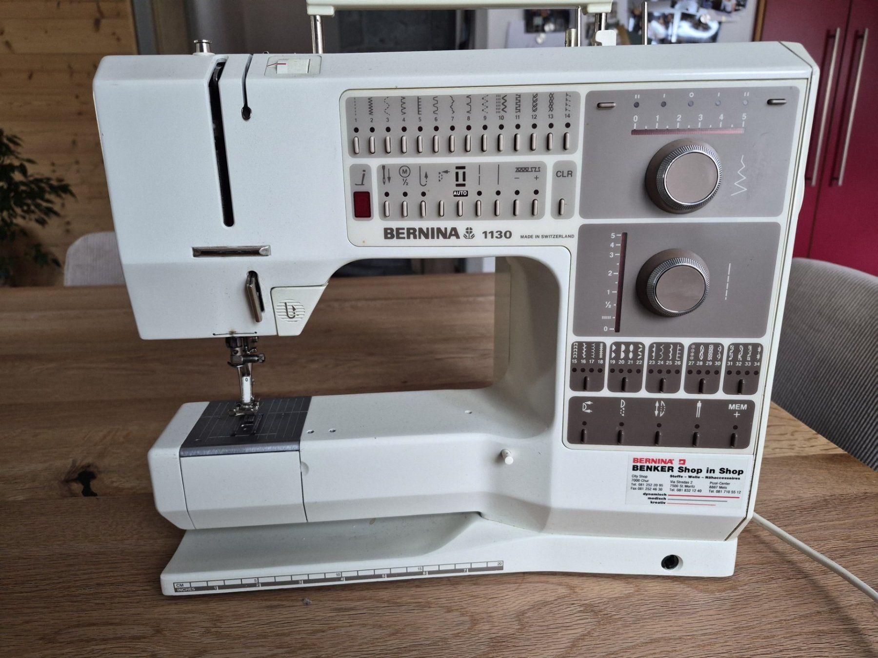 Bernina Macchine da cucire: Nähmaschine Bernina 1130 – Difettoso da Domat Ems venduto da Bmuesli