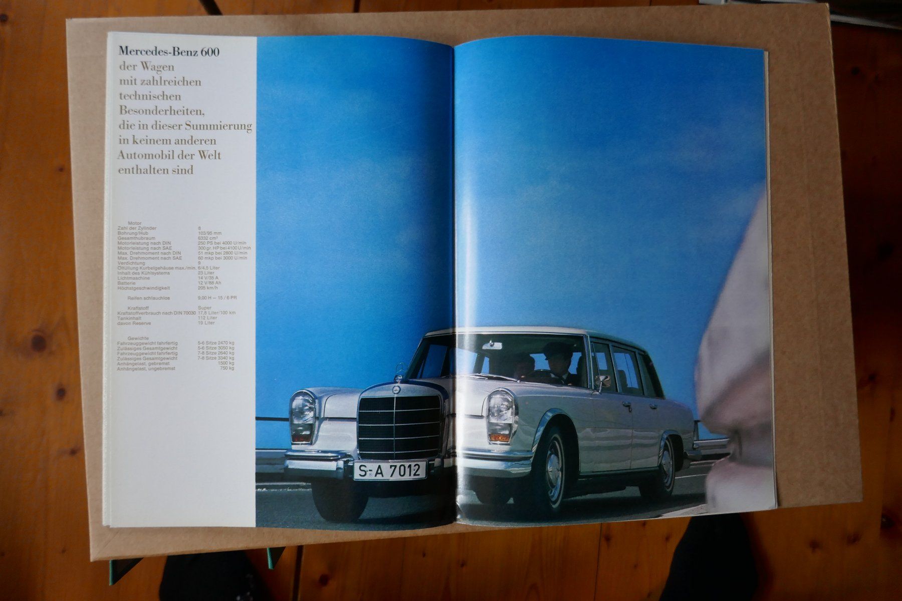 Mercedes-Benz Documents: MERCEDES  Programm  ca 1970  Originalprospekt – D'occasion à Madiswil par ML911 1