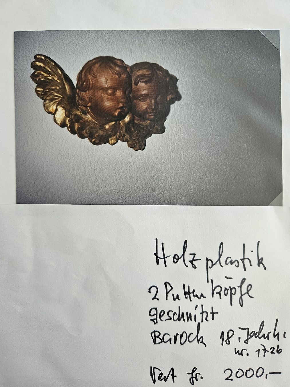 Statuette: Barockengel 18. Jahrhundert – Usato da Wittenbach venduto da anzo4 9
