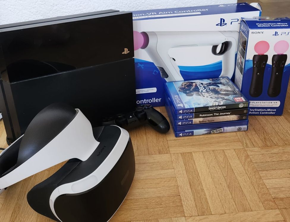 PlayStation 4 Konsole 1TB + VR Brille und Zubehör | Kaufen auf Ricardo
