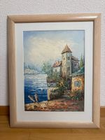 47 x58.5 /handgemaltes Ölgemälde, Meer Landschaft