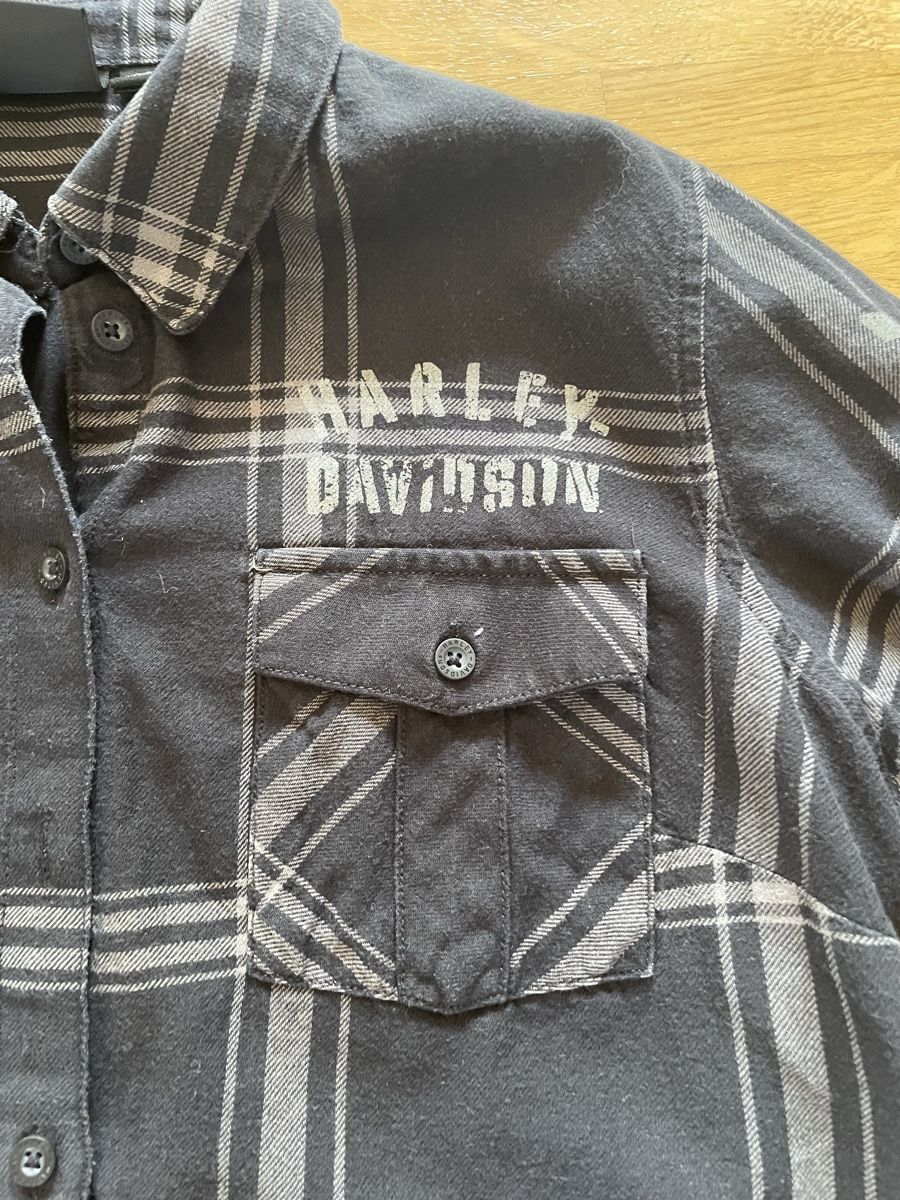 Harley-Davidson Camicette: Harley-Davidson Damen Hemd L – Nuovo (secondo la descrizione) da Schlatt TG venduto da bear681 1