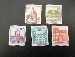 Berlin West  1982  Nr. 673-677 **  (5629)