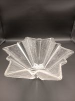 Schwere dekorative Kristallglas / Glasschale Sternform
