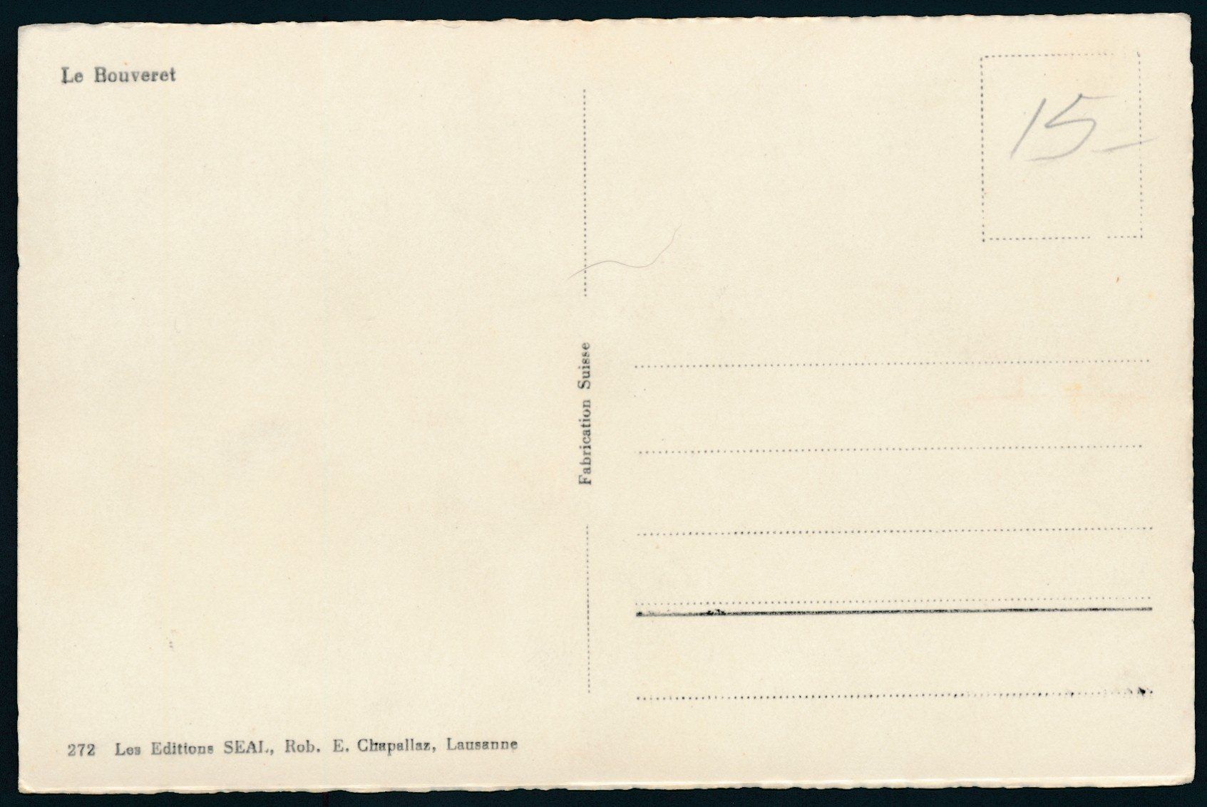 Cartes postales: AK: Le Bouveret – D'occasion à Bonau par Profila3 1