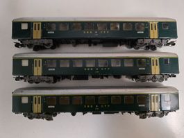 Märklin 3 voitures CFF dès 1.-fr