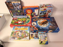 5 Brettspiele & Kartenspiele plus 4 Puzzles (ab 5 Jahre)