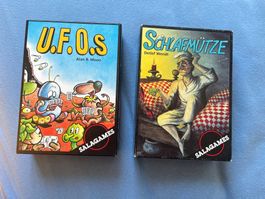 U.F.O.S. + Schlafmütze, 2 Kartenspiele von Salagames