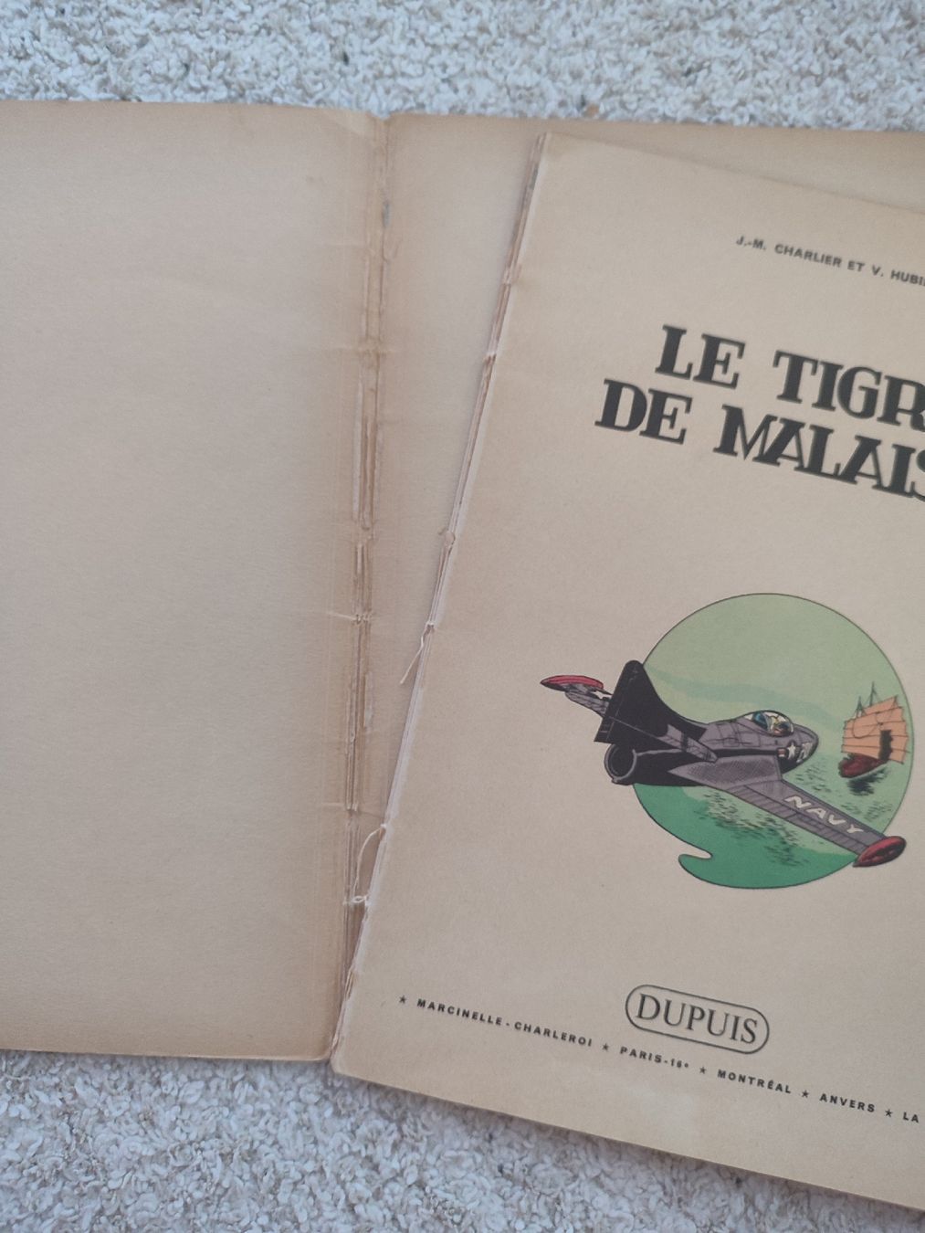 BD: Buck Danny - le tigre de Malaisie - EO - BE – D'occasion à Bougy-Villars par Vogue 1