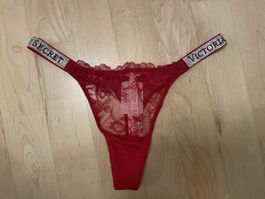 Victoria's Secret Strass String Rot Spitze in Gr. M Neu 