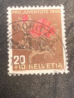 Pro Juventute Alpenrose ZNr. J127- Vollstempel St. Moritz