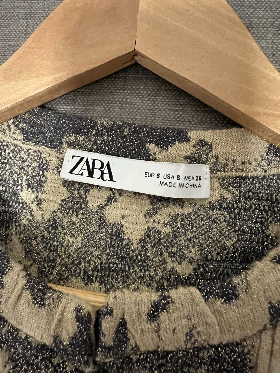 Zara Cappotti: Zara patterned midi coat - size S - timeless style! – Usato da Zürich venduto da son_f7qw 1