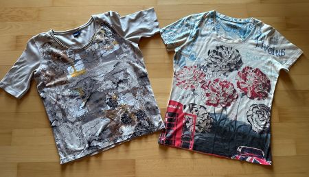 2 T-Shirts von Cecil und Katestorm Grösse 38