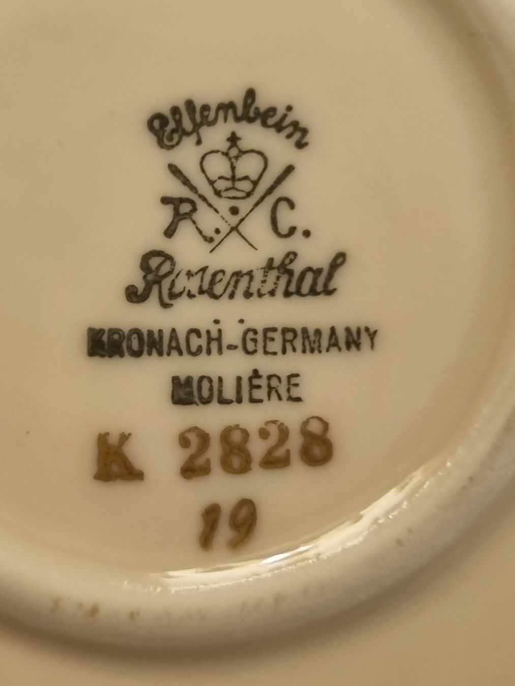 Rosenthal Piatti di portata: Rosenthal Molière Durchbruchschale mit Gold – Usato da Scharnachtal venduto da devin03 2