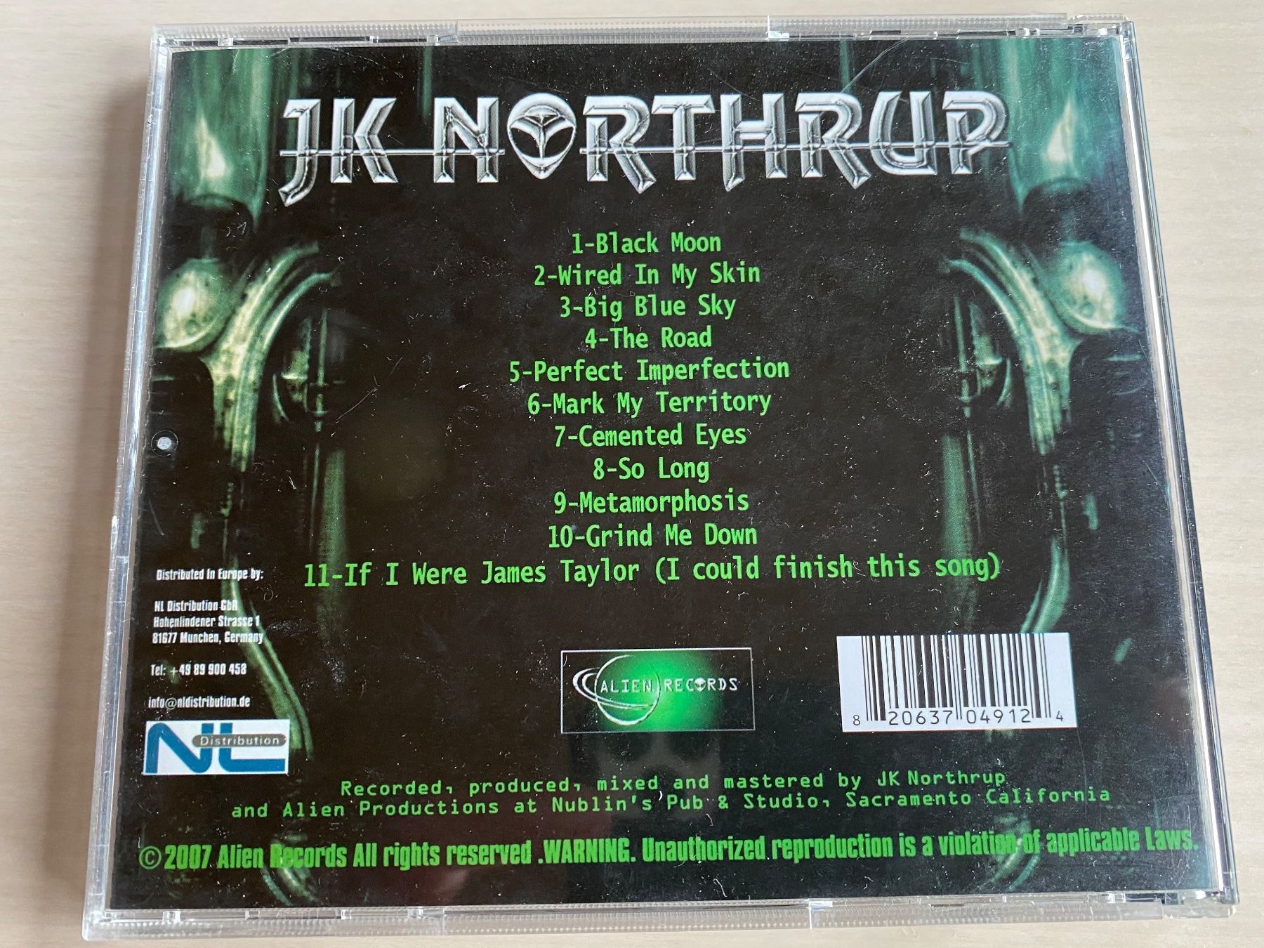 CDs: JK Northrup - Wired In My Skin – Gebraucht aus Oberried Brienz von Chyara 1