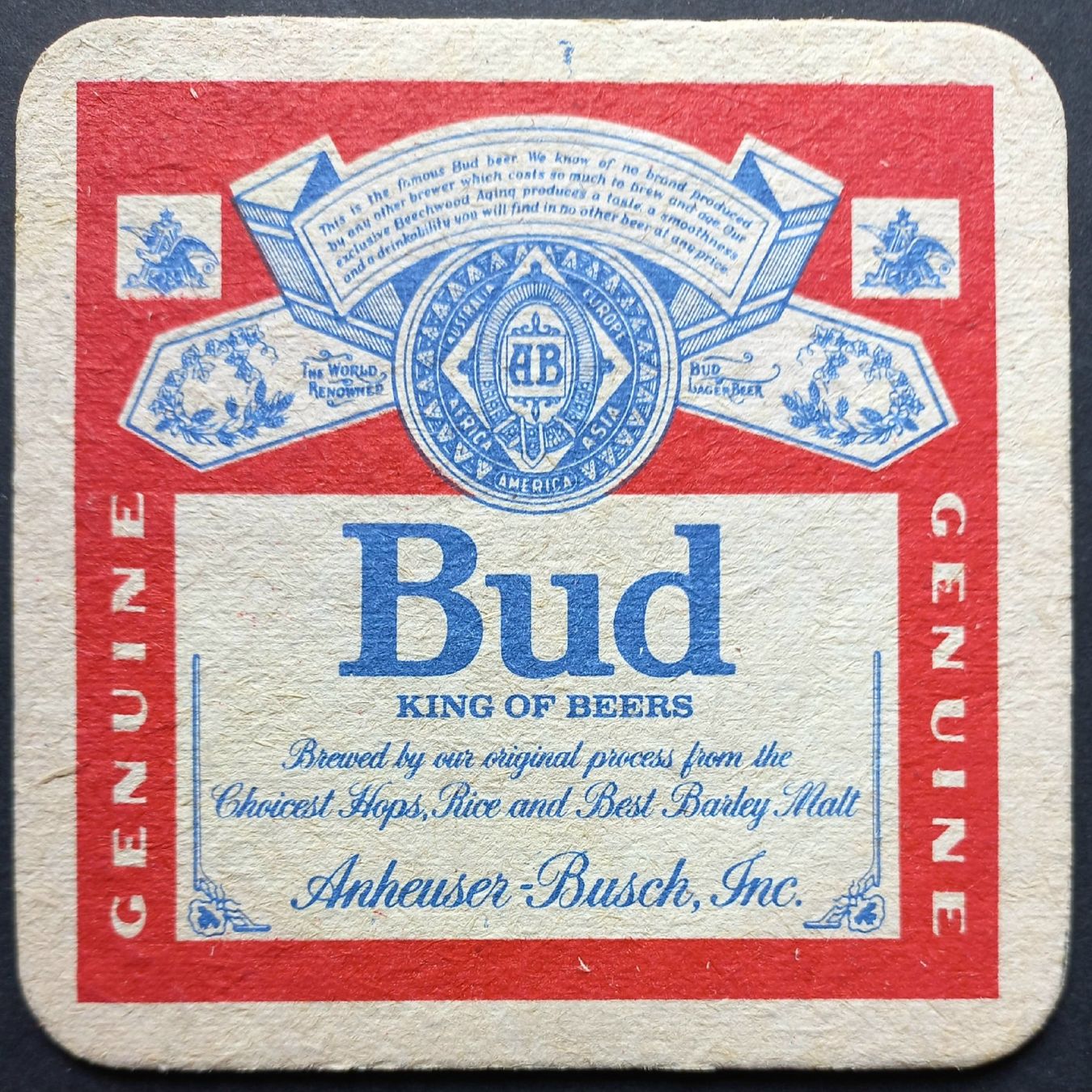 Sottobicchieri: Bierdeckel - Budwiser - USA – Usato da Niederuzwil venduto da lubimaja