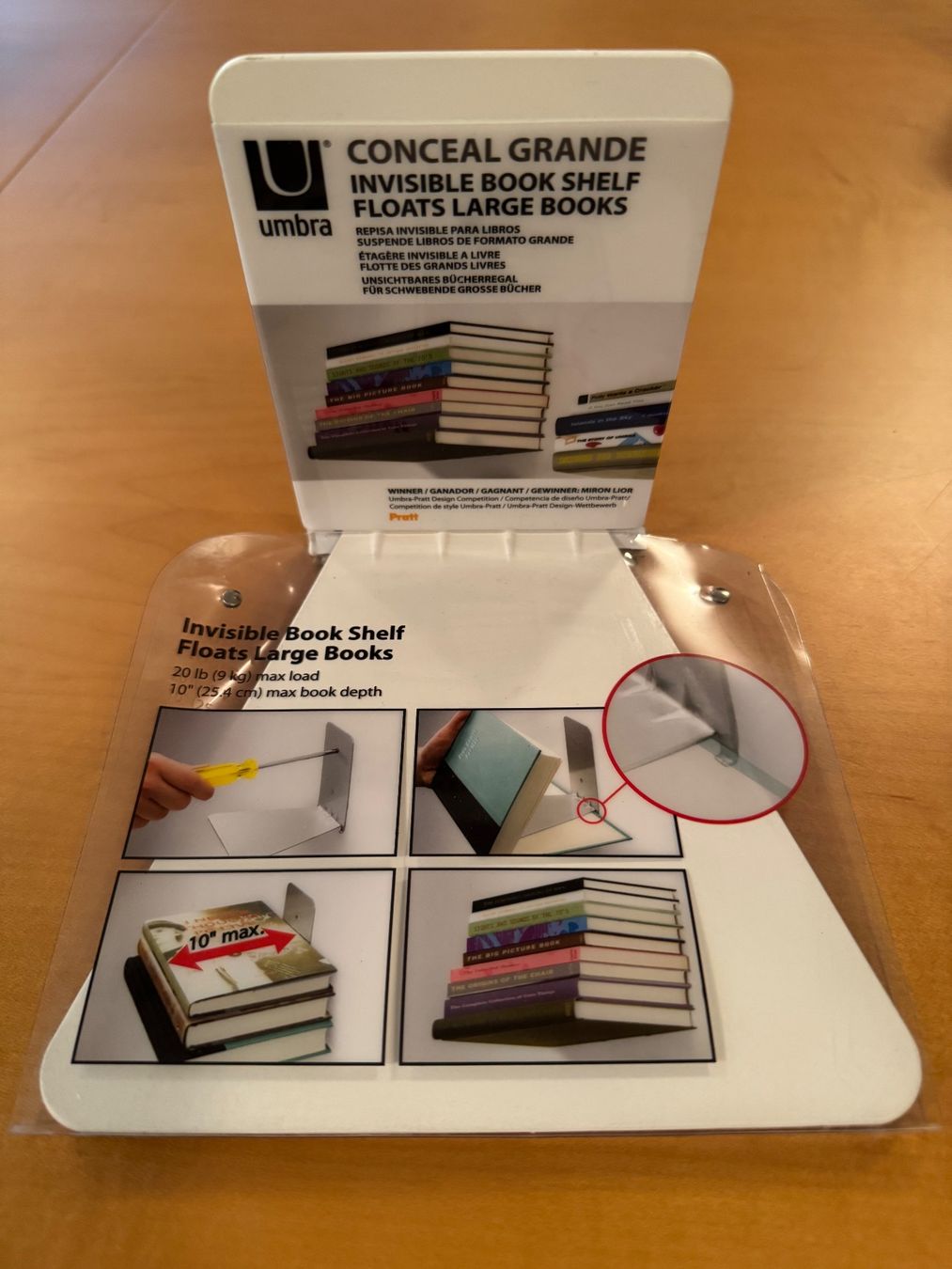 Sonstige Dekorationen & Accessoires: Umbra - 5 étagères "Invisible book shelf" – Neu und originalverpackt aus Zürich von odi_ldv8