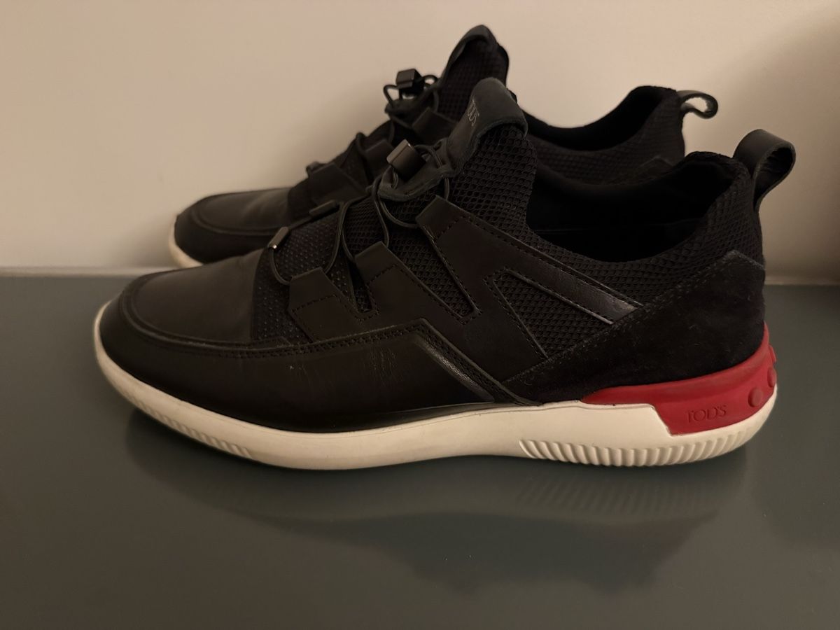 Tod'S Scarpe da uomo: TOD'S no code j gr 41 Herren Sneaker Schwarz Leder – Usato da Neuhausen venduto da ddelucia87