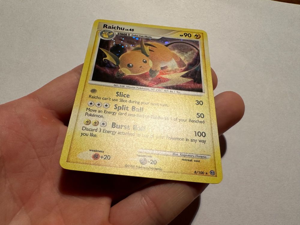 Pokémon Carte collezionabili: Raichu holo D&P Stormfront EN – Usato da Hagendorn venduto da Pokecollectorch 1