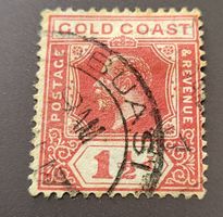 Goldküste 1922 alte briefmarke