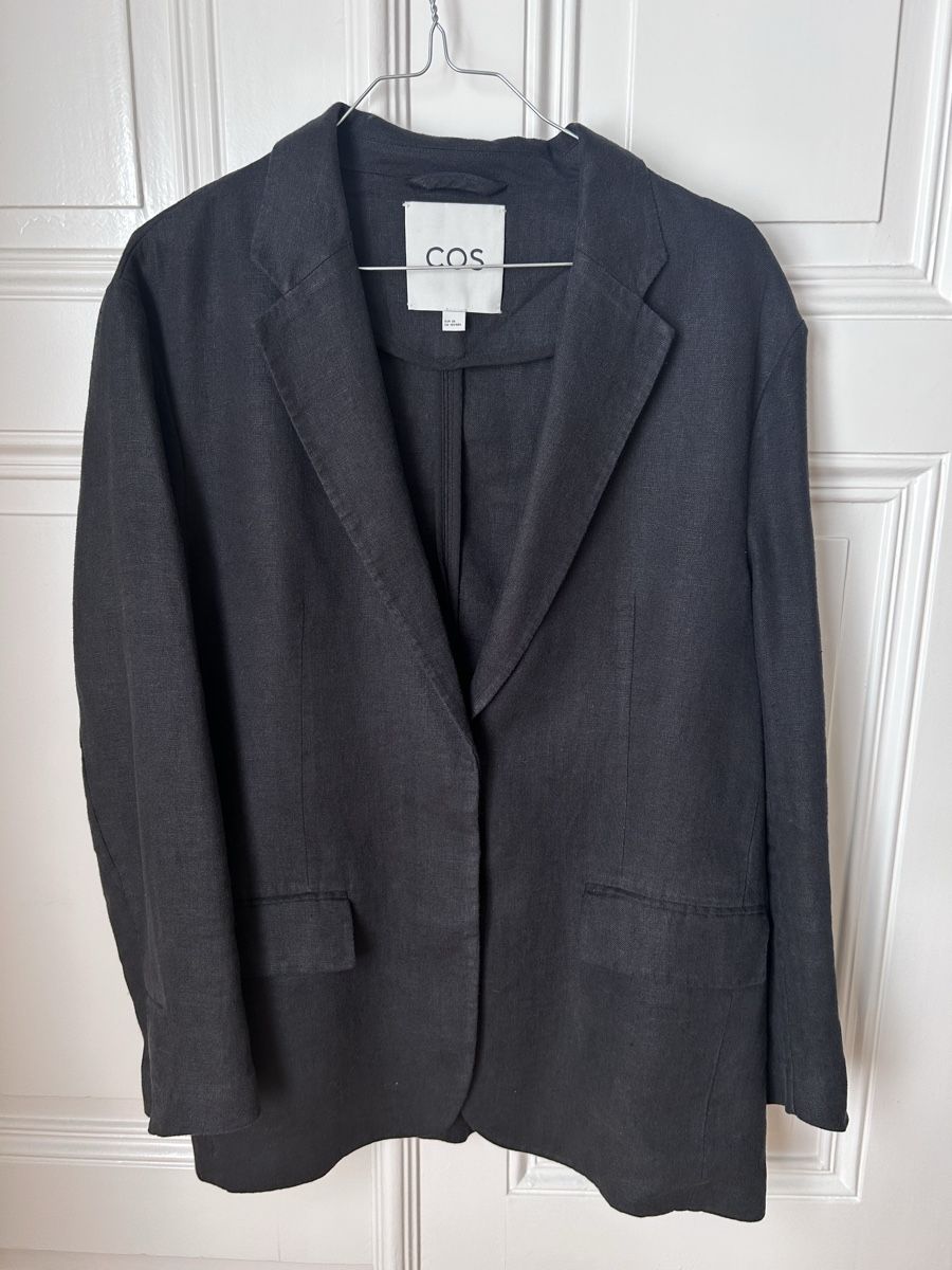 Cos Giacche: Veste lin noir COS 38 – Usato da Genève venduto da Sarahchge