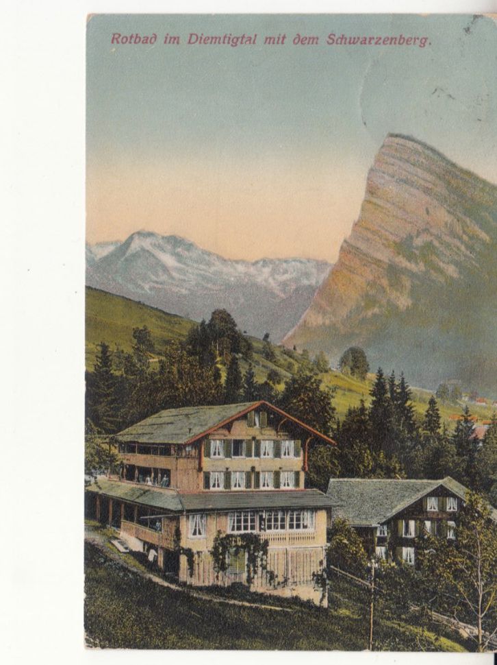 Ansichtskarten: Rotbad 1913 – Gebraucht aus Bürglen TG von StampGraf