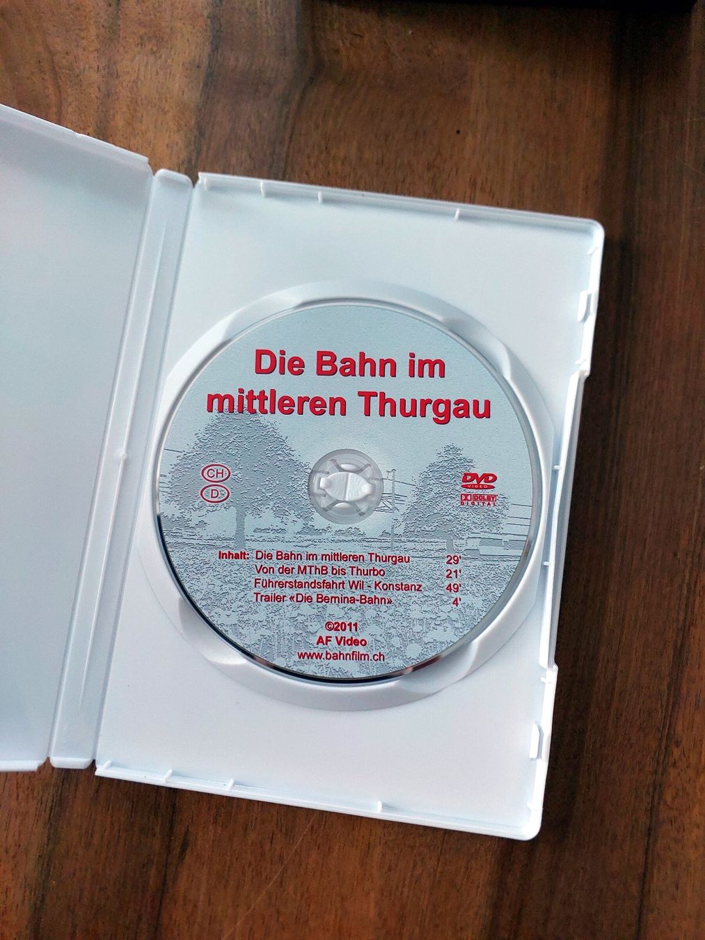 Tutti i DVDs: Die Bahn im mittleren Thurgau - DVD – Usato da Schönenwerd venduto da Steidi 1