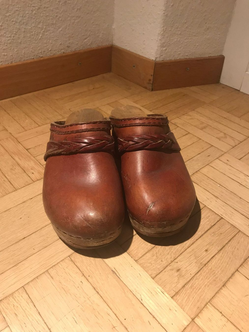 Scarpe da donna: Original Schweden Clogs Holz Schuhe, Echt Leder, Gr. 36 – Usato da Zürich venduto da strampli1216