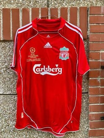 Liverpool Final Champions ligue 2007 steven gerrard