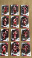 Lot mit 12 Topps Chrome Bayern München Karten