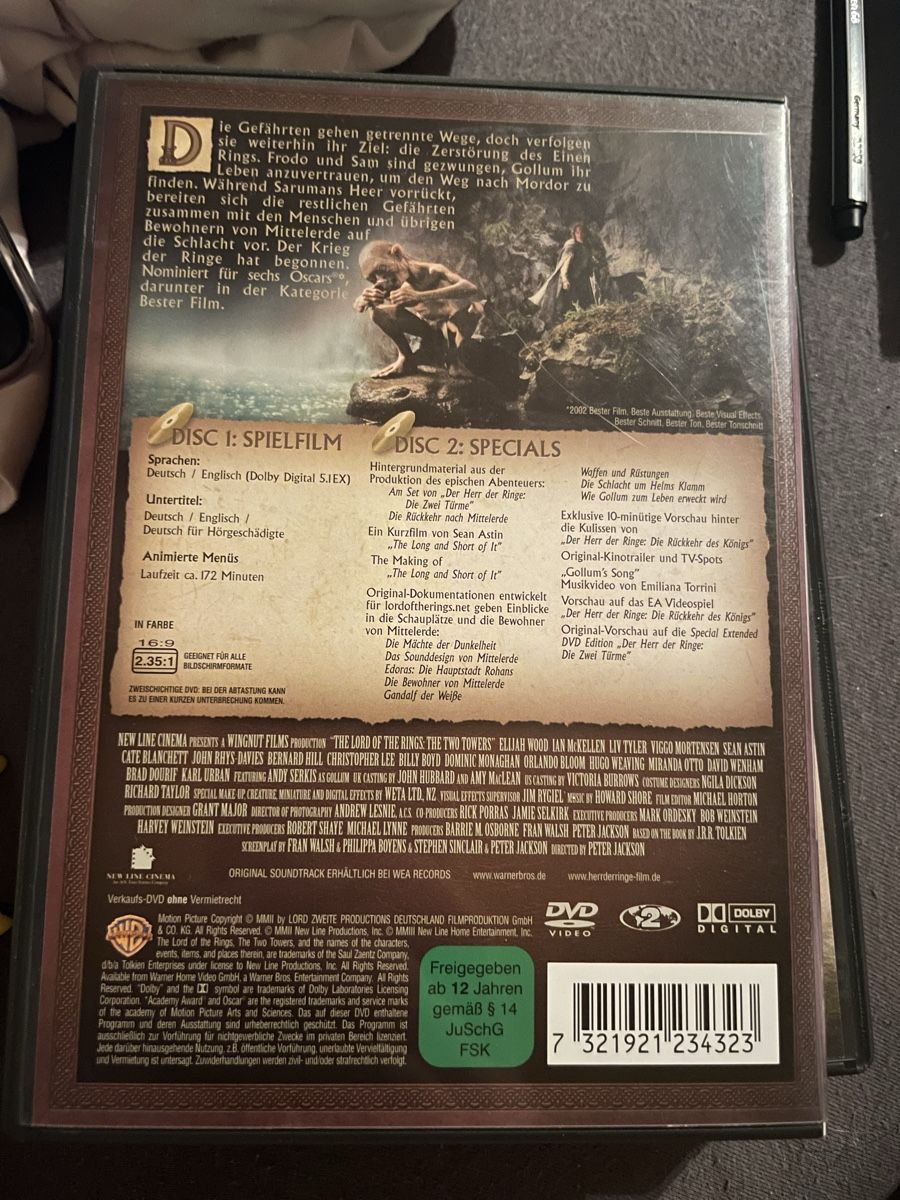 Tous les DVDs: Herr der Ringe – D'occasion à Lenk im Simmental par banane50626 1