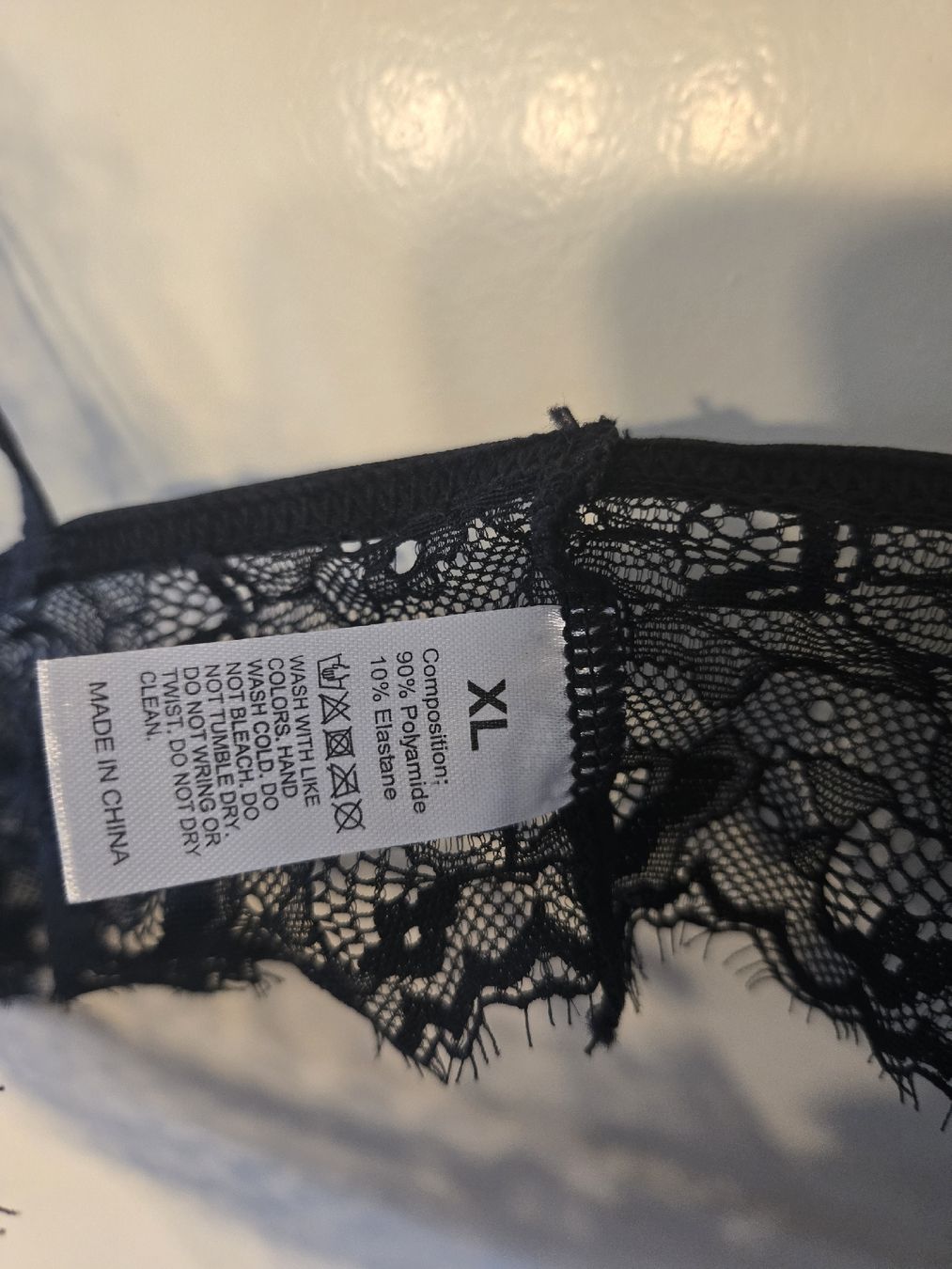 Sonstige Unterwäsche: Spitzen-Bralette schwarz Groesse XL neu – Neu (gemäss Beschreibung) aus Dübendorf von Timulka 2