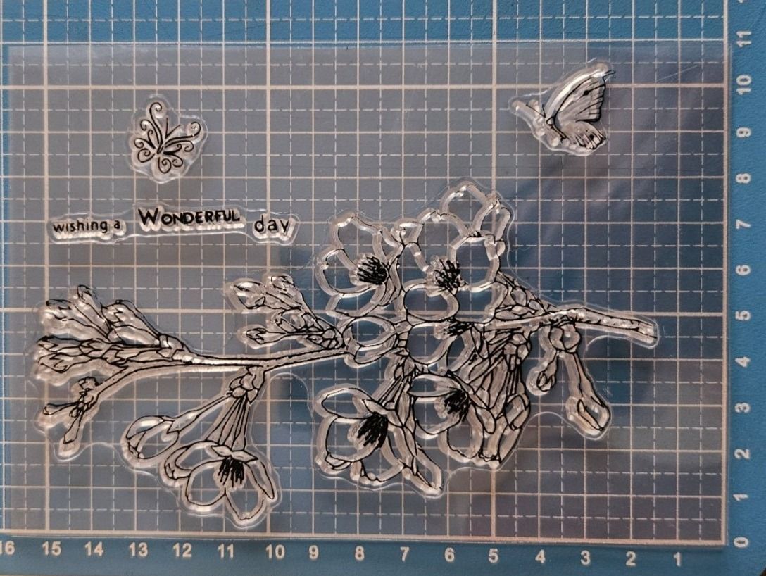 Timbri: Silikonstempel Nr.546, Blumen – Nuovo e nell'imballaggio originale da Gretzenbach venduto da Fliegepilz56 1