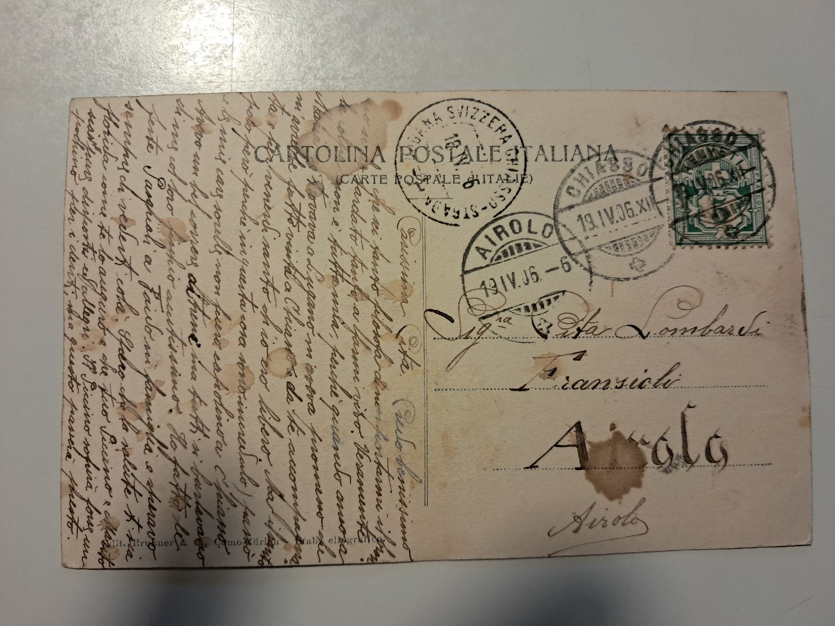 Cartoline postali: isola Bella – Usato da Gorduno venduto da ema_7yhp 1