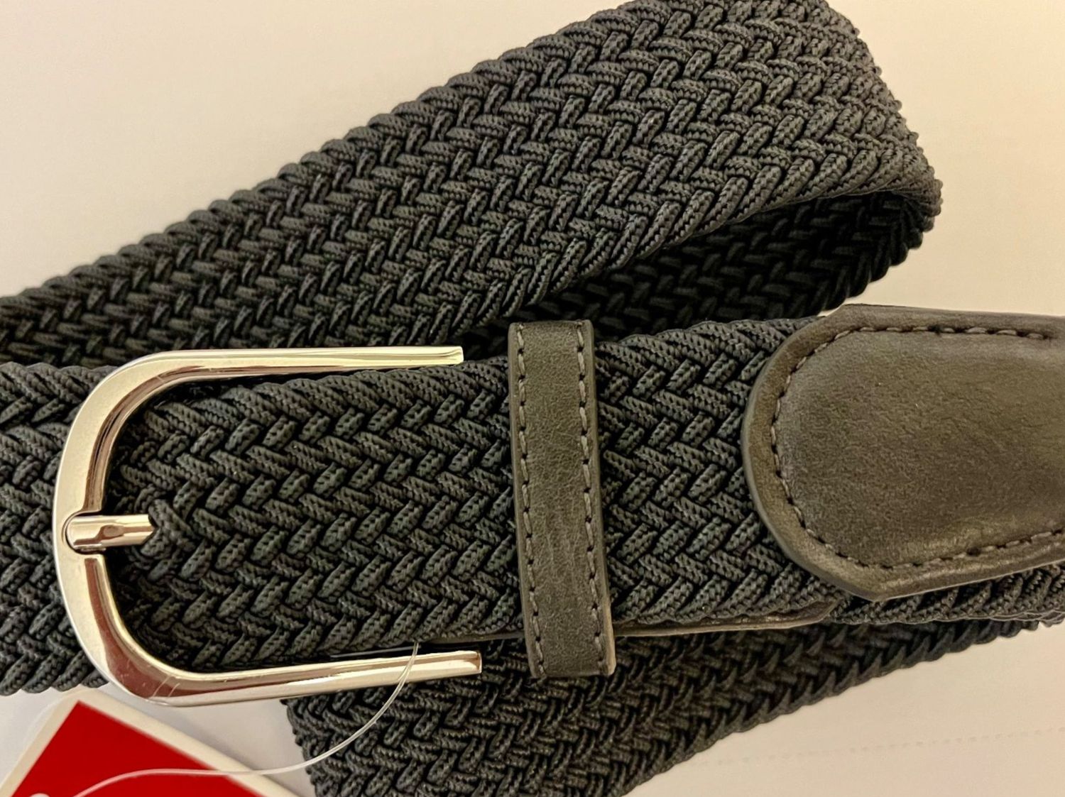 Cinture: Elastischer Gurt mit Metallschnalle, anthrazit, 105cm – Nuovo e nell'imballaggio originale da Adliswil venduto da vette56 1