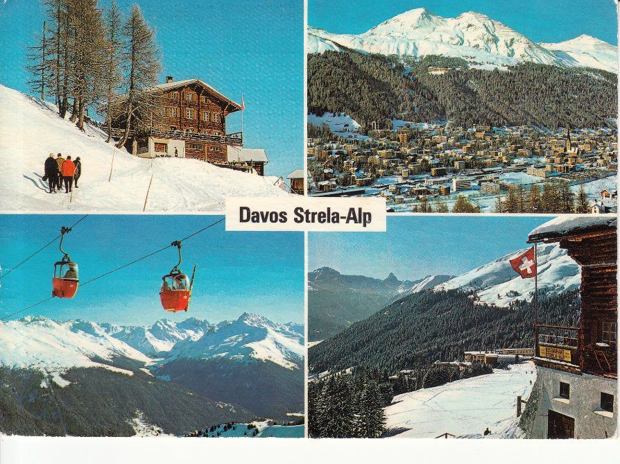 Cartoline postali: Davos Strela-Alp ca. 1970 – Usato da Bürglen TG venduto da StampGraf
