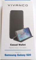 Casual Wallet für Samsung Galaxy S20 Farbe schwarz