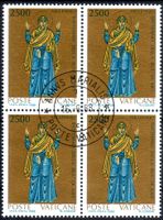 VATIKAN 1988 1000 J. CHRISTENTUM IN KIEV 4ERBLOCK GEST-VA120